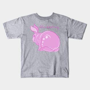 Seven Deadly Rabbits Series - Gluttony (text) Kids T-Shirt